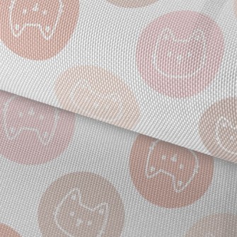 Cute Cat Badge Waterproof Oxford