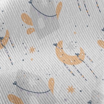 Stars, Moon And House Standard Corduroy
