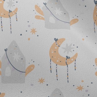 Stars, Moon And House Chiffon
