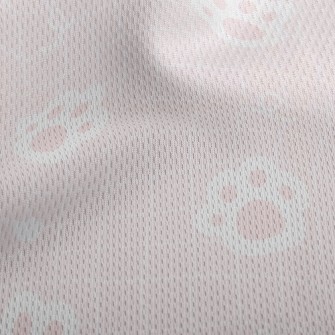 Cute Cat Paw Athletic Mesh Flat Back