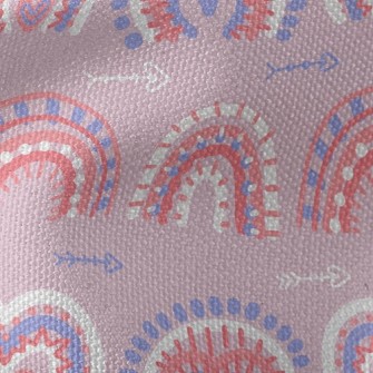 Lover Romantic Rainbow Waterproof Canvas