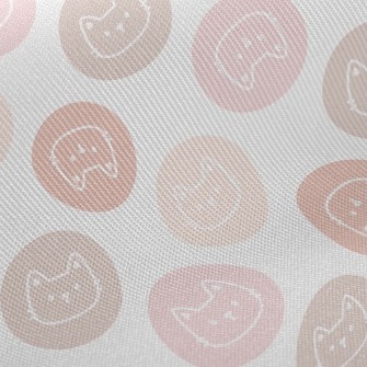 Cute Cat Badge Twill