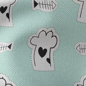 Cat Claws And Bones Waterproof Canvas