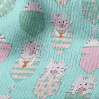Pocket Gray Kitten Terry