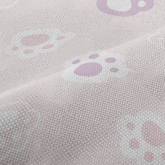 Cute Cat Paw Footprints Performance Linen