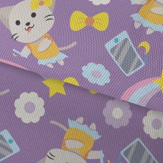 Tech Girl Cat Waterproof Oxford