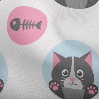 Cat And Fish Bones Dobby