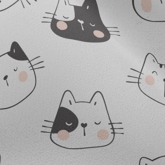 Funny Cat Head Chiffon