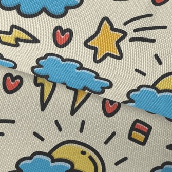Thundery Rainy Day Waterproof Oxford