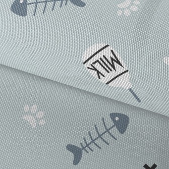 Milk And Footprints Waterproof Oxford