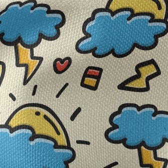 Thundery Rainy Day Waterproof Canvas