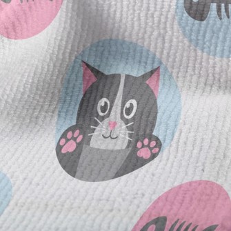 Cat And Fish Bones Terry