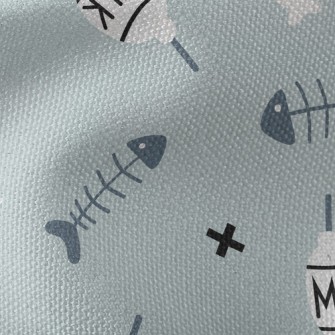 Milk And Footprints Waterproof Canvas