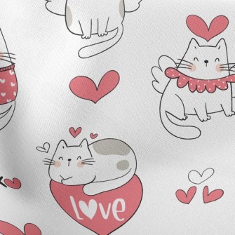 Full Of Love For Cats Stretch Ponte