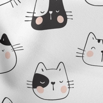 Funny Cat Head Stretch Ponte