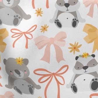 Beautiful Bow Panda Stretch Ponte