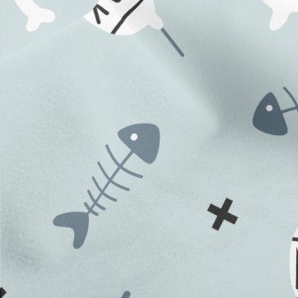 Milk And Footprints Micro Fleece