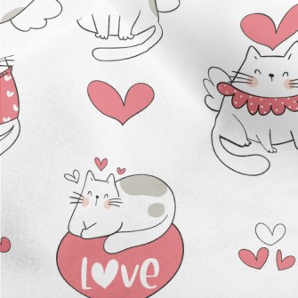 Full Of Love For Cats Micro Fleece