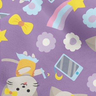 Tech Girl Cat Micro Fleece