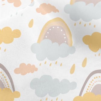 Rainbow Rain Micro Fleece