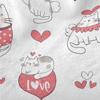 Full Of Love For Cats Minky