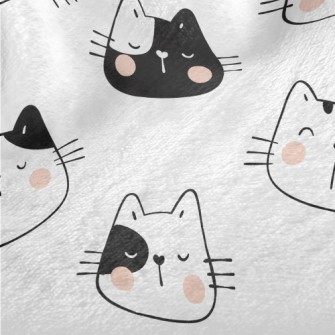 Funny Cat Head Minky