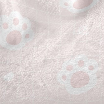 Cute Cat Paw Minky