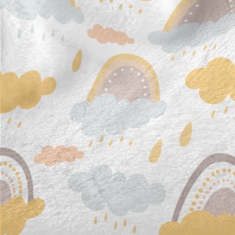 Rainbow Rain Minky