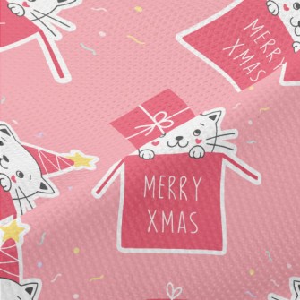 Cat In Gift Box Piqué