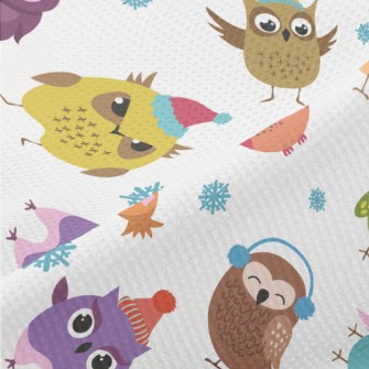 Winter Owl Piqué