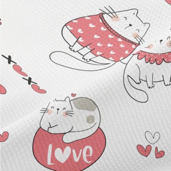 Full Of Love For Cats Piqué