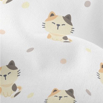 Cute Cat Lightweight Performance Linen