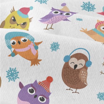 Winter Owl Modern Jersey
