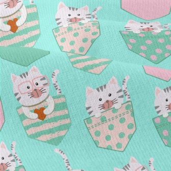Pocket Gray Kitten Modern Jersey