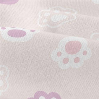 Cute Cat Paw Footprints Modern Jersey