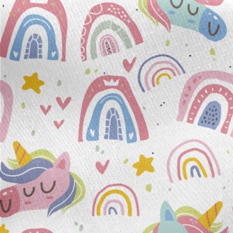 Funny Unicorn Jersey Backed Fleece