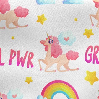 Peng Peng Unicorn Jersey Backed Fleece