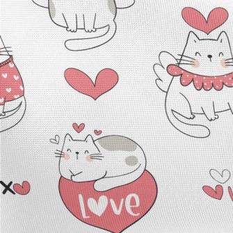Full Of Love For Cats Pongee