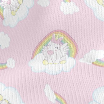 Unicorn On Rainbow Cloud Stretch Jersey