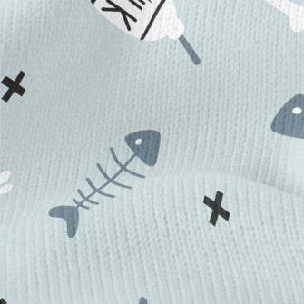 Milk And Footprints Stretch Jersey