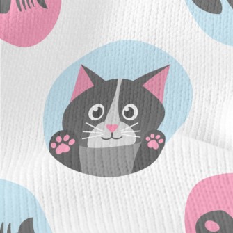 Cat And Fish Bones Stretch Jersey