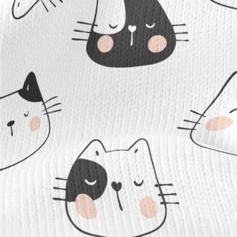 Funny Cat Head Stretch Jersey
