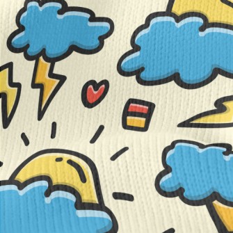 Thundery Rainy Day Stretch Jersey