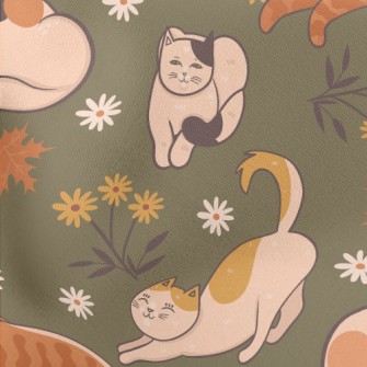 Lazy Cat Lightweight Cotton Poplin