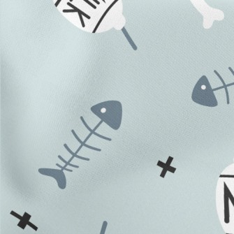 Milk And Footprints Lightweight Cotton Poplin