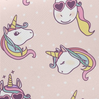 Humorous Unicorn Midweight Cotton Poplin