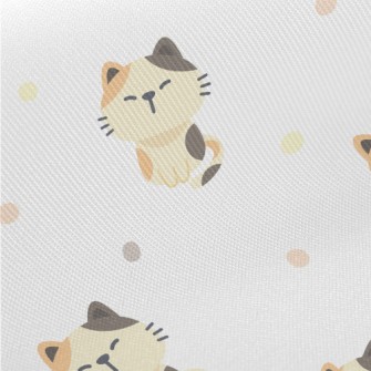 Cute Cat Midweight Cotton Poplin