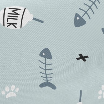 Milk And Footprints Midweight Cotton Poplin
