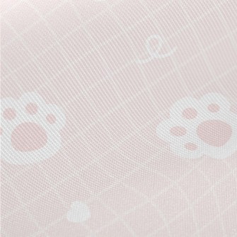 Cute Cat Paw Midweight Cotton Poplin