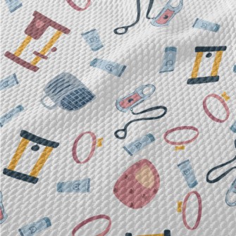 Sports And Fitness Equipment Birdseye Piqué